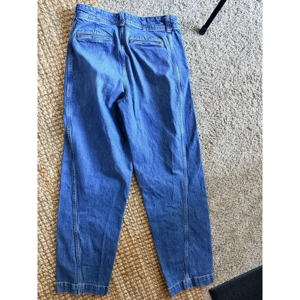 Madewell Tapered Denim Trousers 28 EUC Heavy